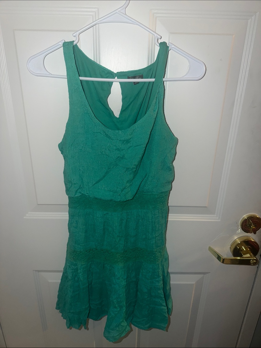Lily Rose Teal Green Sleeveless Midi Dress
